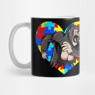 Autism Day monkey Mug